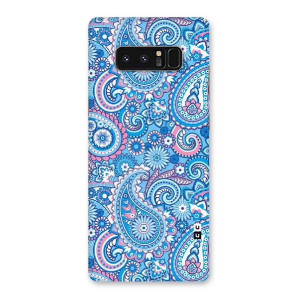 Artistic Blue Art Back Case for Galaxy Note 8