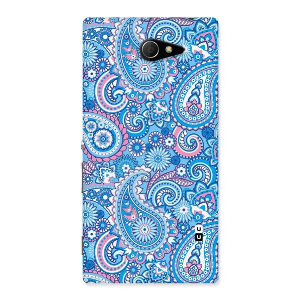 Artistic Blue Art Back Case for Sony Xperia M2