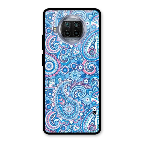 Artistic Blue Art Glass Back Case for Mi 10i