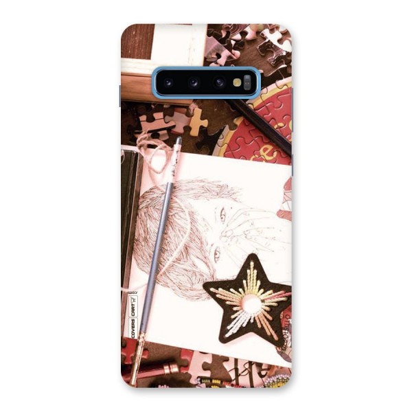 Artistic Messy Back Case for Galaxy S10 Plus