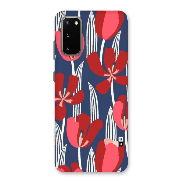 Artistic Tulips Back Case for Galaxy S20