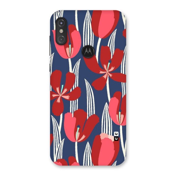 Artistic Tulips Back Case for Motorola One Power