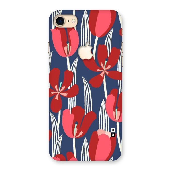 Artistic Tulips Back Case for iPhone 7 Apple Cut