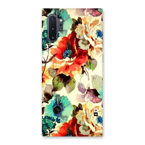 Artsy Bloom Flower Back Case for Galaxy Note 10 Plus