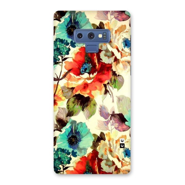 Artsy Bloom Flower Back Case for Galaxy Note 9