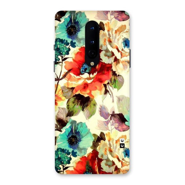 Artsy Bloom Flower Back Case for OnePlus 8