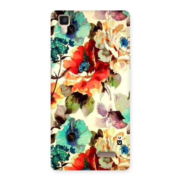 Artsy Bloom Flower Back Case for Oppo R7