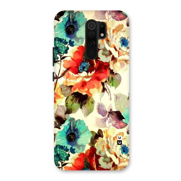 Artsy Bloom Flower Back Case for Redmi 9 Prime