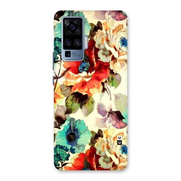 Artsy Bloom Flower Back Case for Vivo X50 Pro