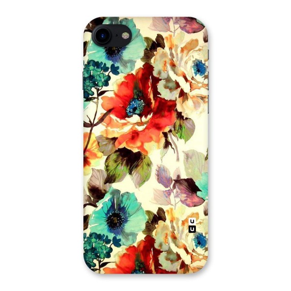 Artsy Bloom Flower Back Case for iPhone SE 2020