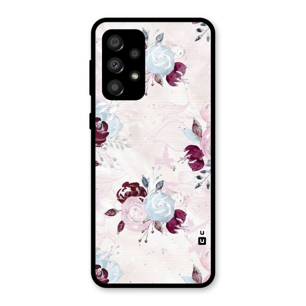 Artsy Florasy Glass Back Case for Galaxy A32