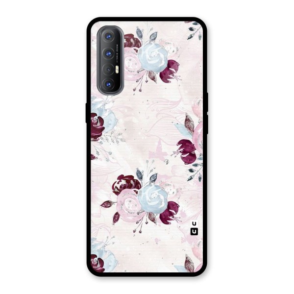 Artsy Florasy Glass Back Case for Oppo Reno3 Pro