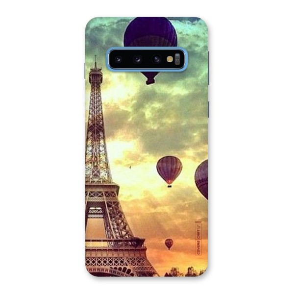 Artsy Hot Balloon And Tower Back Case for Galaxy S10