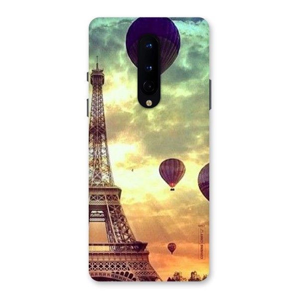 Artsy Hot Balloon And Tower Back Case for OnePlus 8