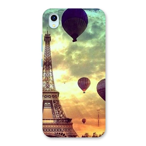 Artsy Hot Balloon And Tower Back Case for Vivo Y1s