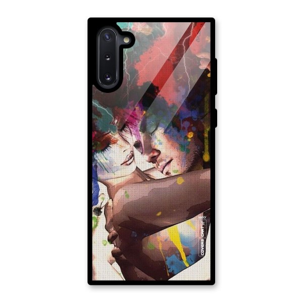 Artsy Romance Glass Back Case for Galaxy Note 10