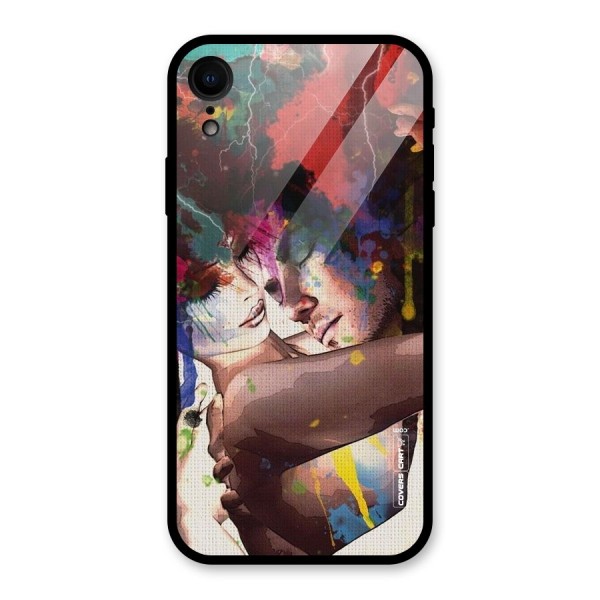 Artsy Romance Glass Back Case for XR