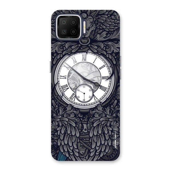 Artsy Wall Clock Back Case for Oppo F17