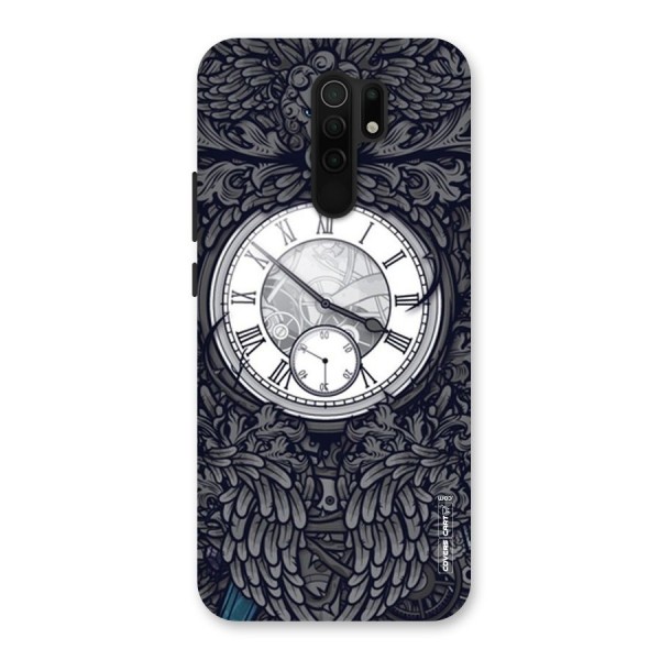 Artsy Wall Clock Back Case for Redmi 9 Prime