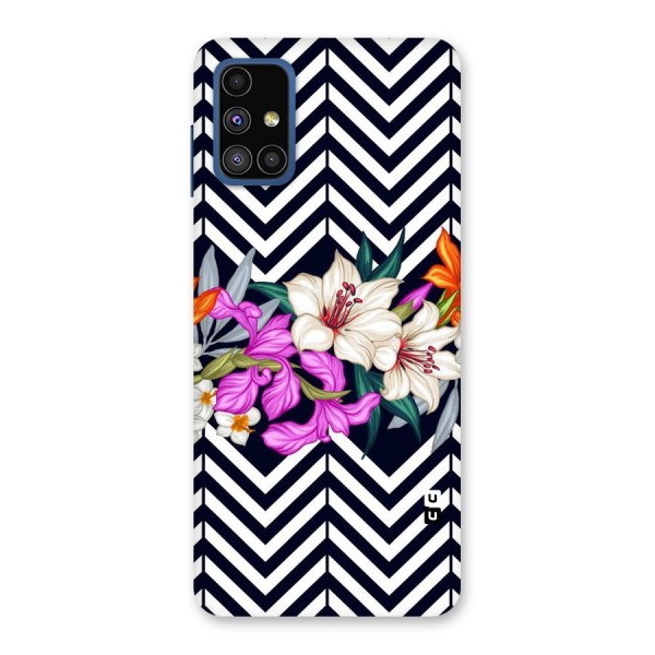 Artsy ZigZag Floral Back Case for Galaxy M51