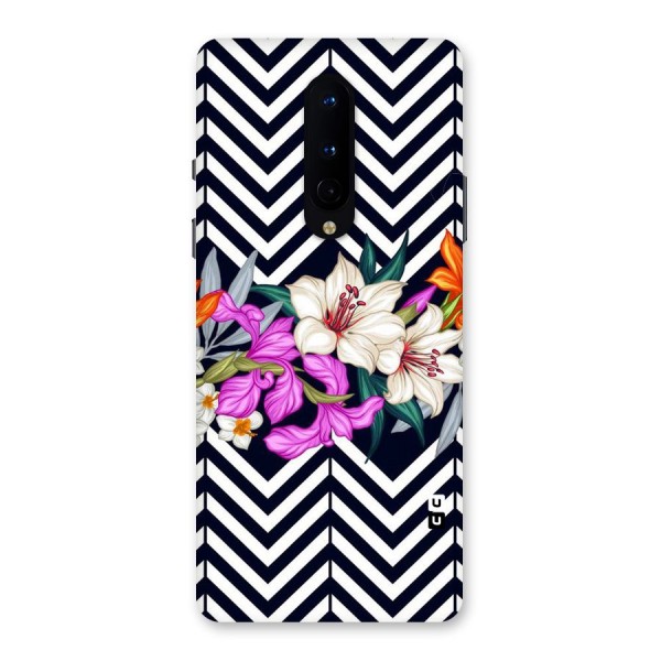 Artsy ZigZag Floral Back Case for OnePlus 8