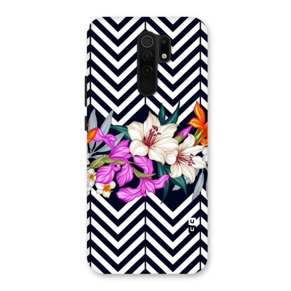 Artsy ZigZag Floral Back Case for Redmi 9 Prime