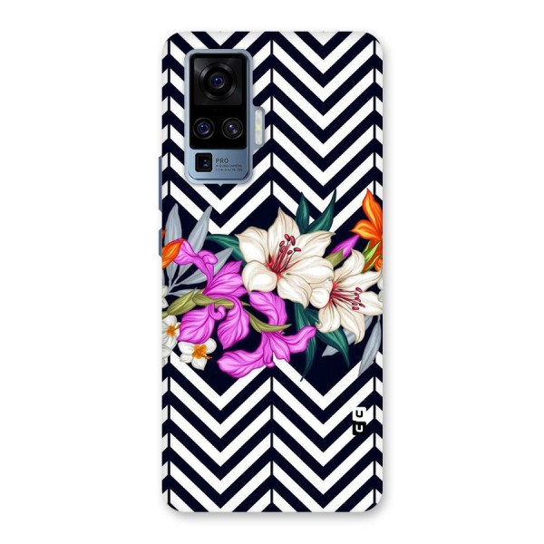 Artsy ZigZag Floral Back Case for Vivo X50 Pro