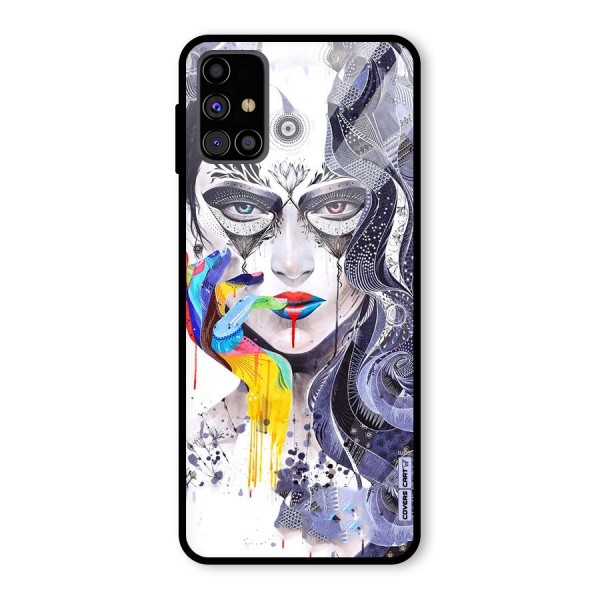 Astonishing Artwork Glass Back Case for Galaxy M31s