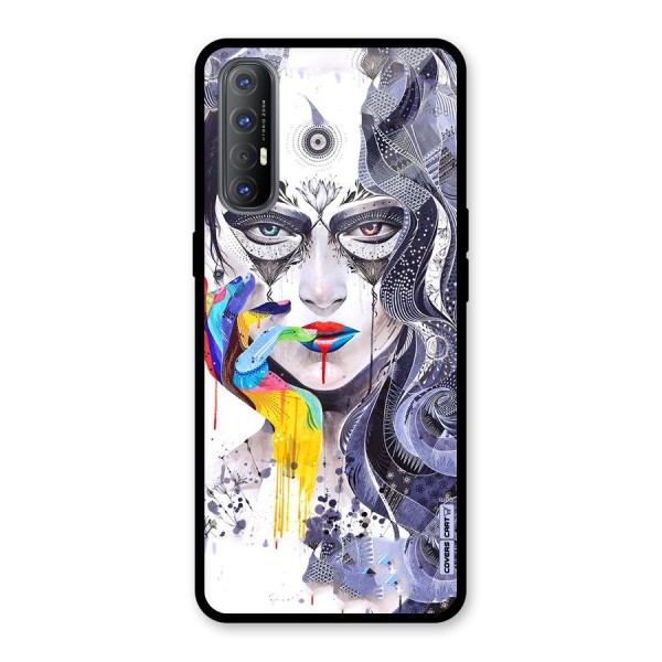 Astonishing Artwork Glass Back Case for Oppo Reno3 Pro