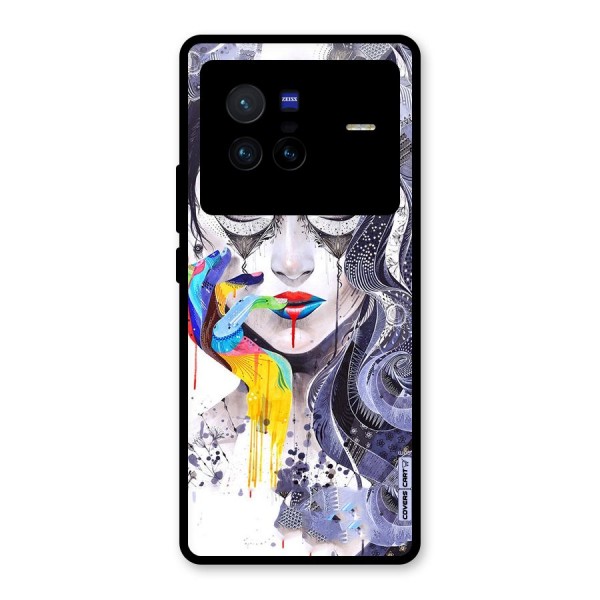 Astonishing Artwork Glass Back Case for Vivo X80