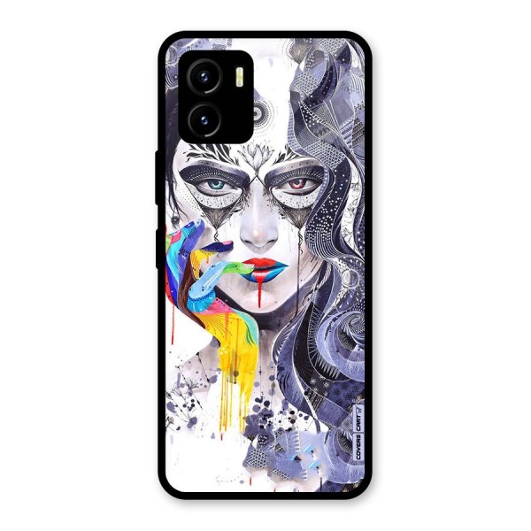 Astonishing Artwork Glass Back Case for Vivo Y15s