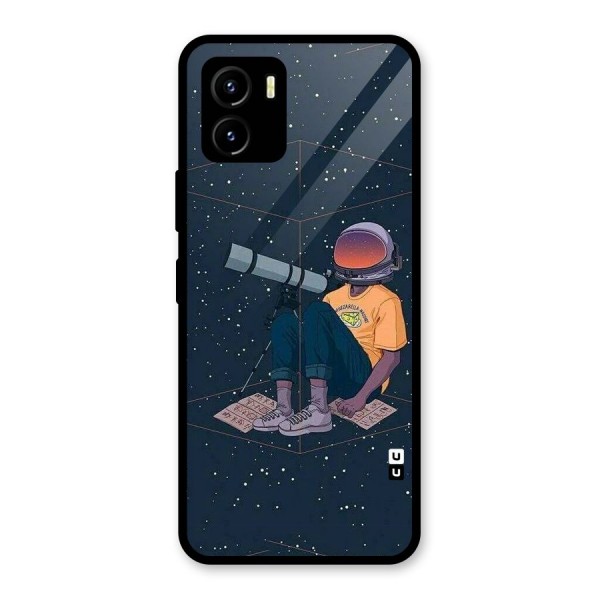 AstroNOT Glass Back Case for Vivo Y15s