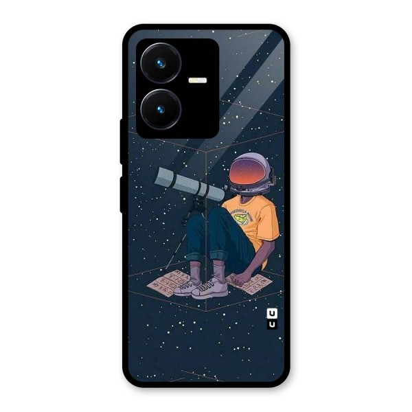 AstroNOT Glass Back Case for Vivo Y22