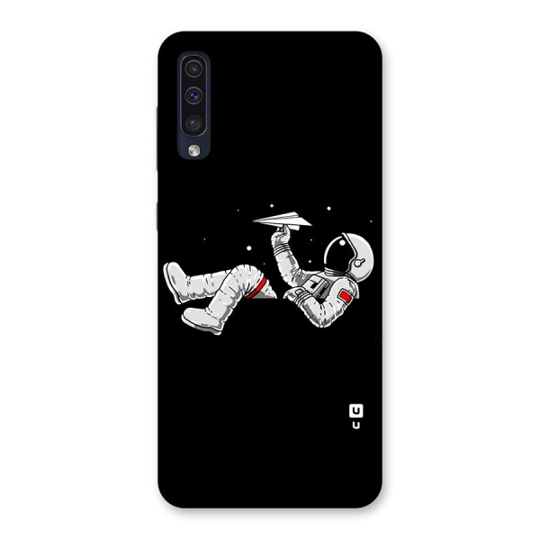 Astronaut Aeroplane Back Case for Galaxy A50s