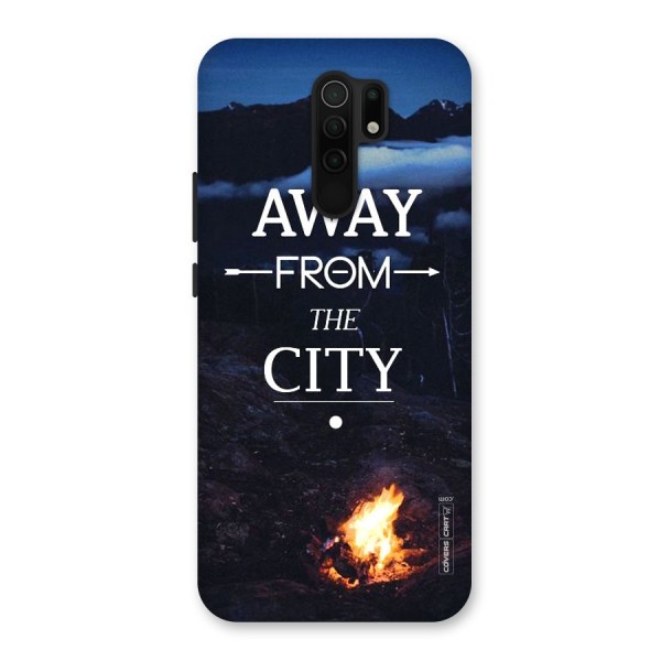 Away From City Back Case for Redmi 9 Prime