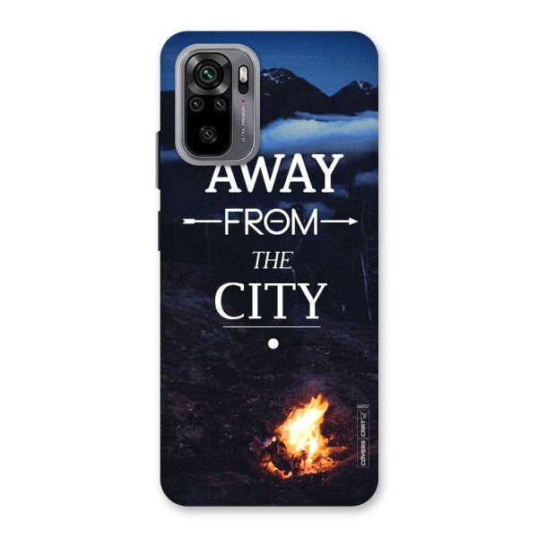 Away From City Back Case for Redmi Note 10