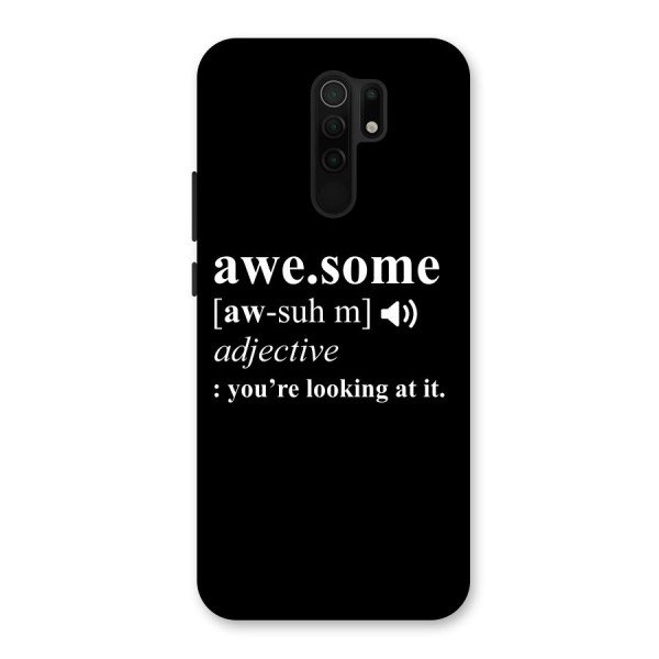 Awesome Looking at it Back Case for Redmi 9 Prime