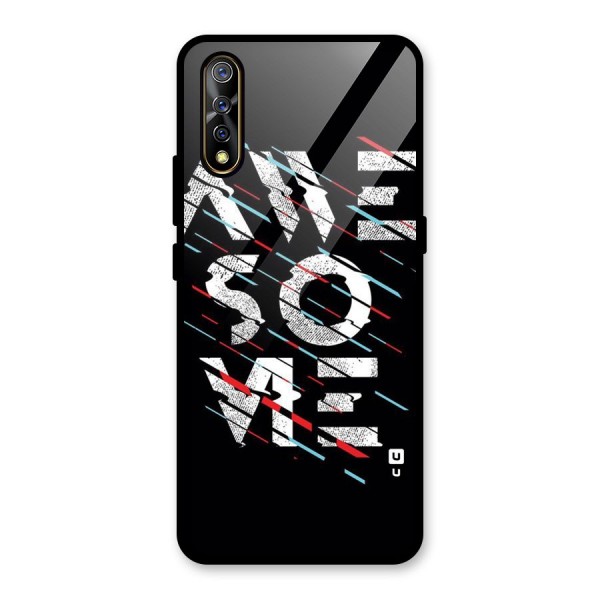 Awesome Me Glass Back Case for Vivo Z1x