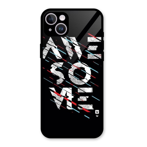 Awesome Me Glass Back Case for iPhone 14 Plus