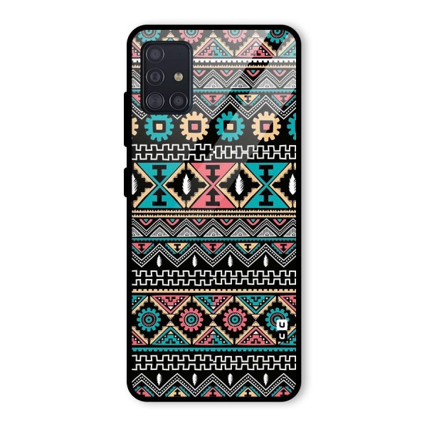 Aztec Beautiful Creativity Glass Back Case for Galaxy A51