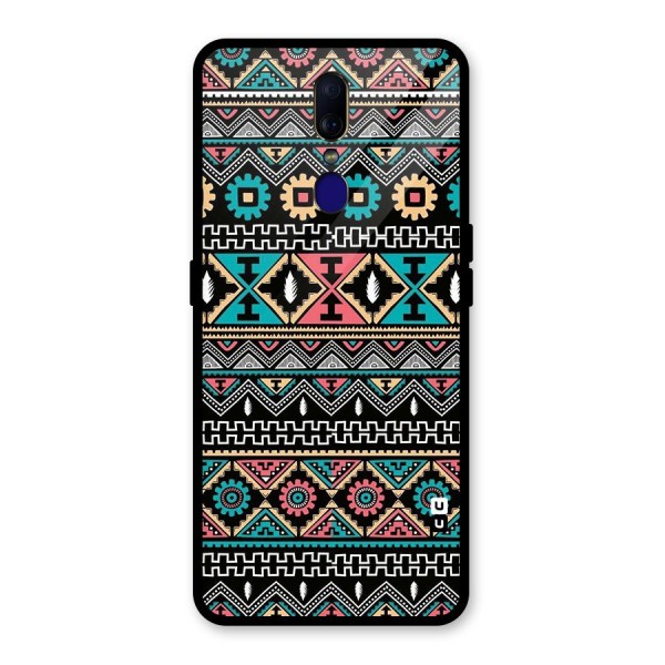 Aztec Beautiful Creativity Glass Back Case for Oppo F11