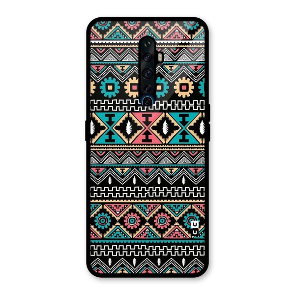 Aztec Beautiful Creativity Glass Back Case for Oppo Reno2 Z