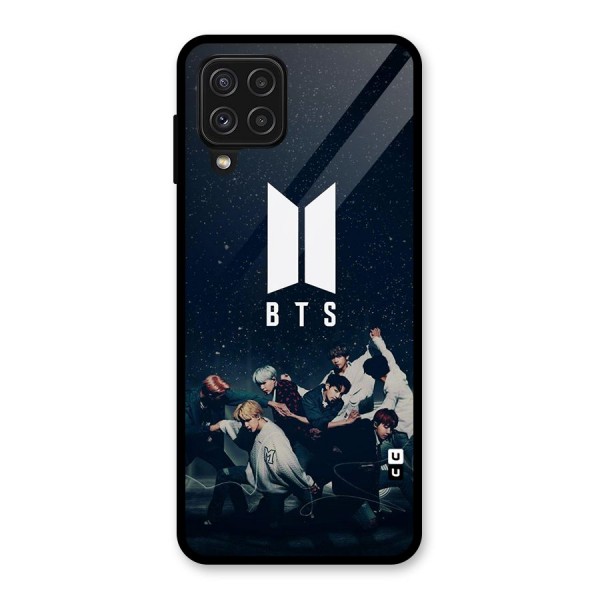 BTS Army All Glass Back Case for Galaxy A22 4G