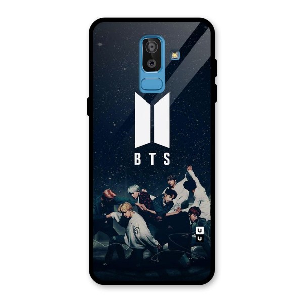 BTS Army All Glass Back Case for Galaxy J8