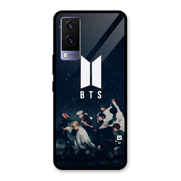 BTS Army All Glass Back Case for Vivo V21e 5G