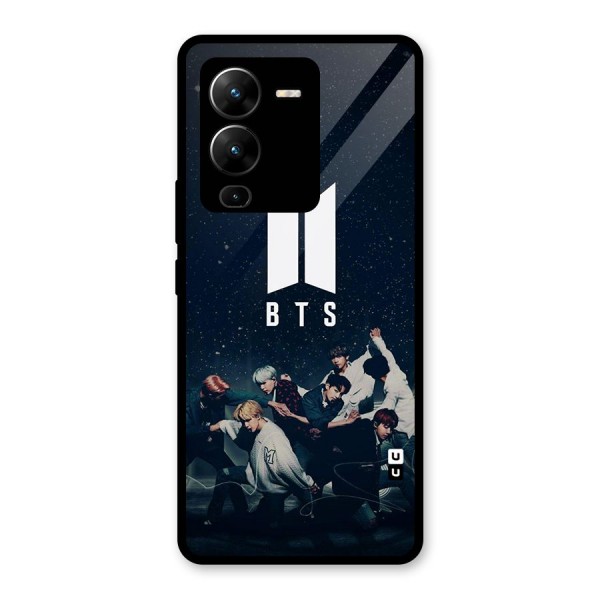 BTS Army All Glass Back Case for Vivo V25 Pro