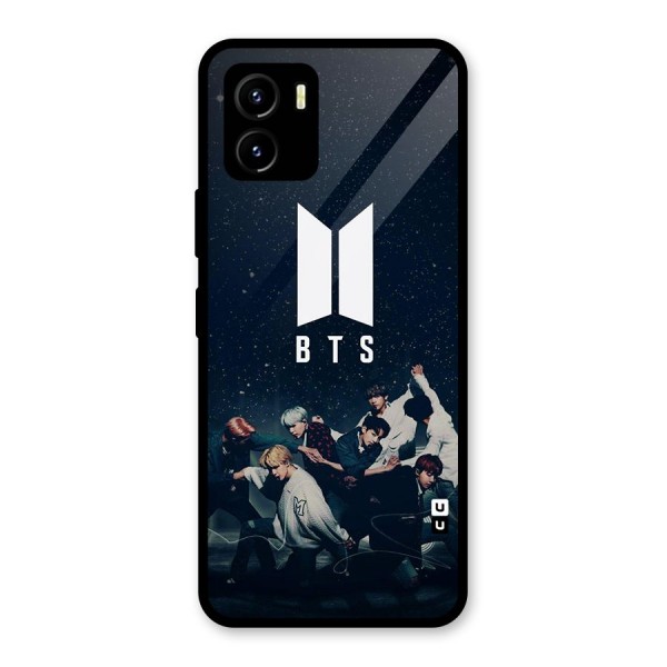 BTS Army All Glass Back Case for Vivo Y15s