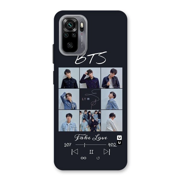 BTS Fake Love Back Case for Redmi Note 10