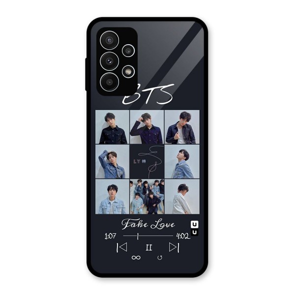 BTS Fake Love Glass Back Case for Galaxy A23