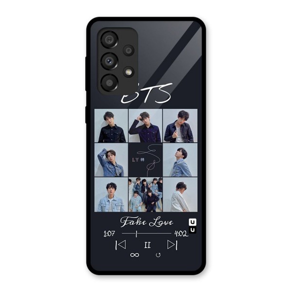 BTS Fake Love Glass Back Case for Galaxy A33 5G